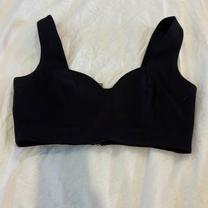 Alexis black structured top